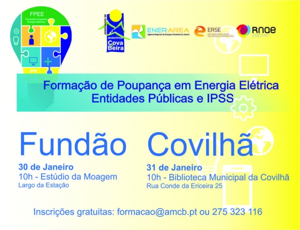 Inicio das Formaes em Poupana de Energia Eltrica em Entidades Pblicas e IPPS 